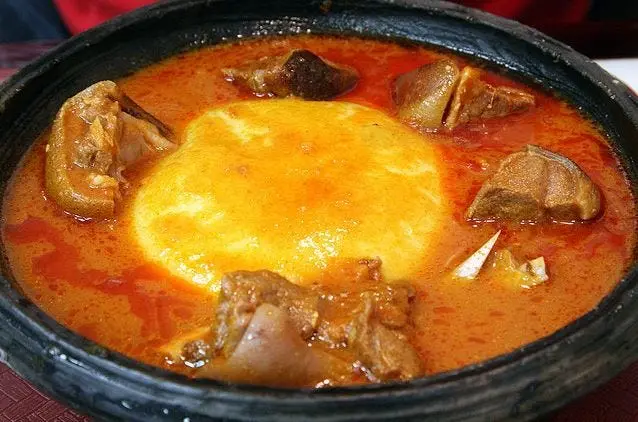 Fufu with Light Soup