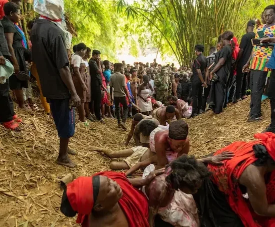 Ancestral River Ceremony at Assin Manso in 2024