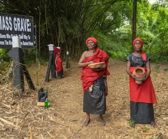  cultural performance at Assin Manso in 2024
